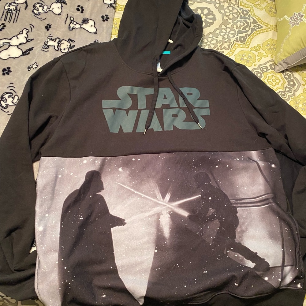 Black Star Wars hoodie